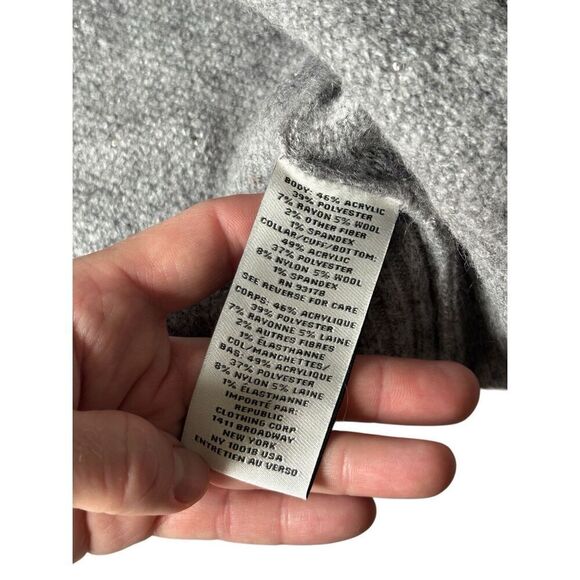 EDIT by Jason Wu Full Zip Sweater Jacket size L Pearl Embellished - Picture 8 of 9